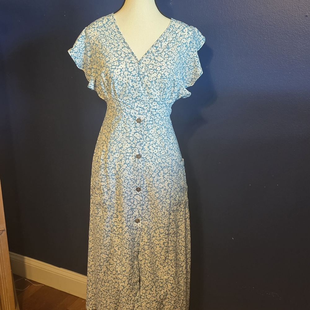 Sienna Sky Blue Floral Top